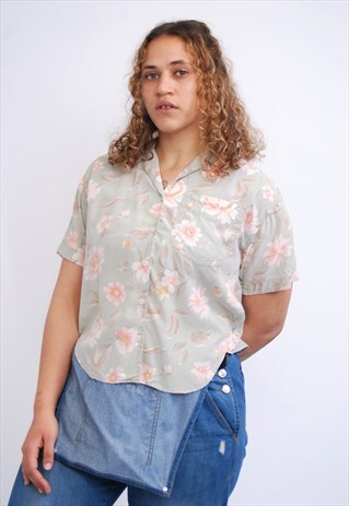 VINTAGE FLORAL BLOUSE