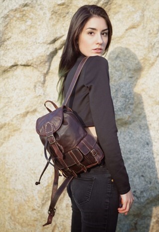 COCO MINI RUCKSACK 80'S STYLE (THREE POCKETS)