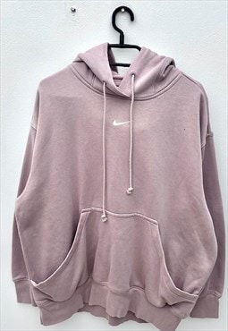 Nike centre logo swoosh hoodie XL purple 