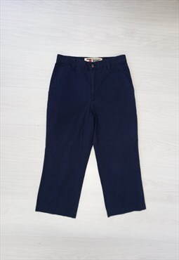 00's Tommy Hilfiger Trouser Navy Cropped