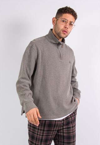RALPH LAUREN 1/4 ZIP SWEATSHIRT