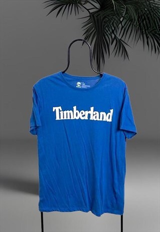 VINTAGE TIMBERLAND BLUE SPELLOUT T-SHIRT