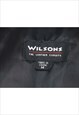 VINTAGE WILSON ZIP-FRONT LEATHER 1990S WAISTCOAT - S