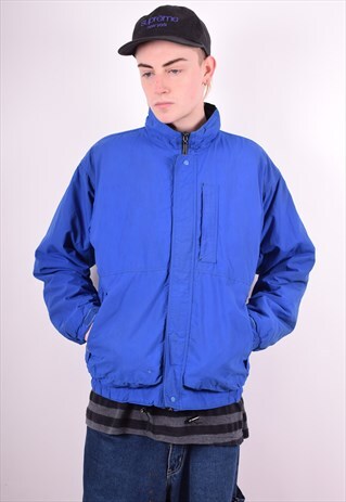 PATAGONIA MENS VINTAGE JACKET MEDIUM BLUE 90'S