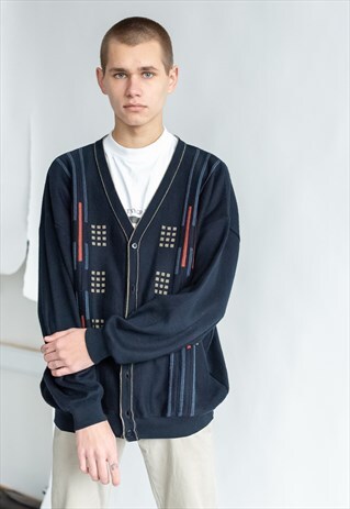VINTAGE 80S FUNKY COSBY CARDIGAN