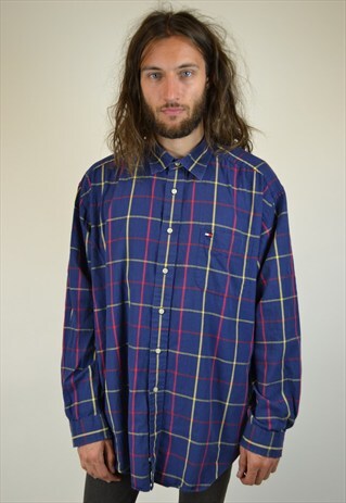VINTAGE 90'S TOMMY HILFIGER CHECKED SHIRT