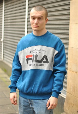 VINTAGE FILA SPELL OUT SWEATSHIRT