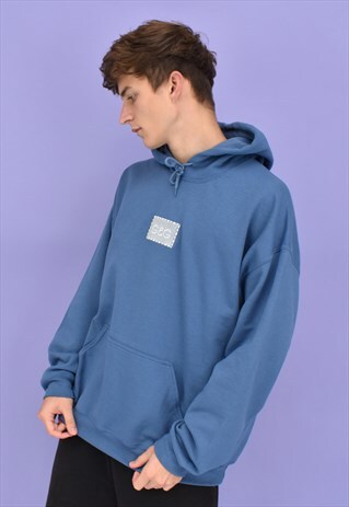 G&G UNISEX INDIGO MULTI BOX HOOD