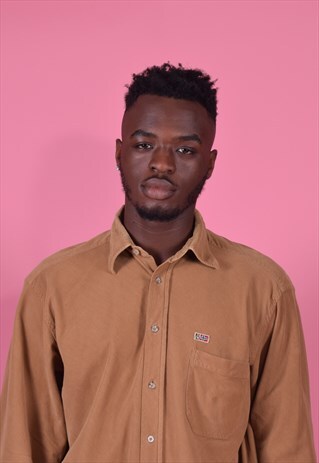 NAPAPIJRI TAN CORDUROY SHIRT