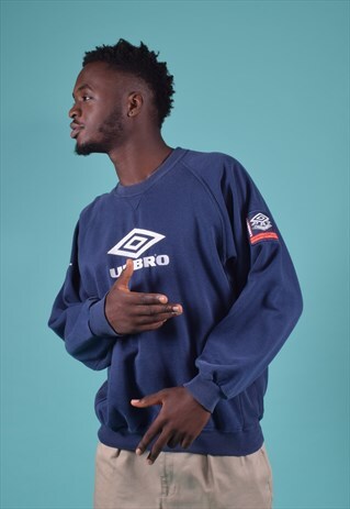 VINTAGE UMBRO NAVY SWEATSHIRT