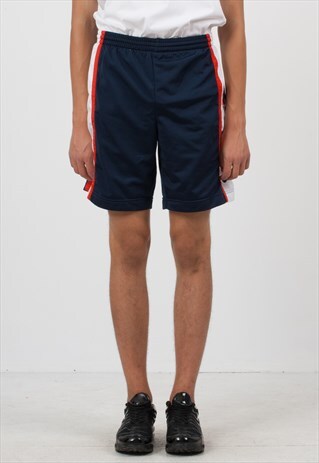 VINTAGE RETRO NAVY RED NIKE MINI TRACK SHORTS