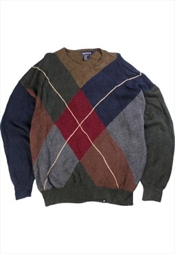 Vintage 90's Nautica Jumper / Sweater Prep Y2K Style