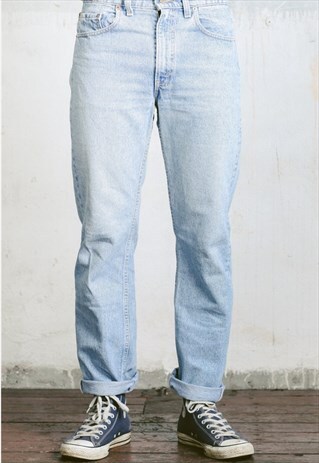 VINTAGE LEVI'S 501 LIGHT BLUE JEANS
