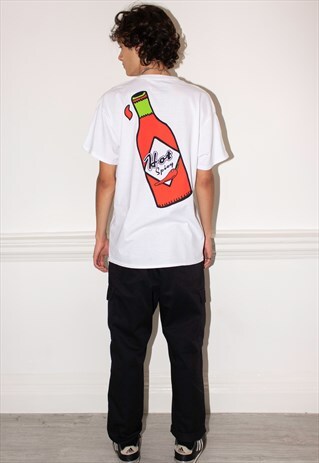 HOT SAUCE 3 WHITE TEE