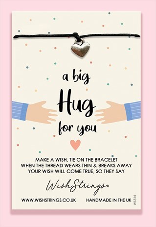 A BIG HUG - WISHSTRINGS WISH CHARM BRACELET / ANKLET