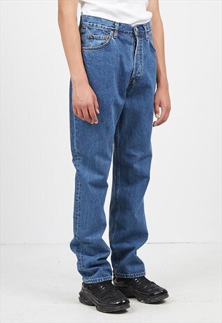 VINTAGE BLUE LEVI'S 507 02 FIT DENIM JEANS