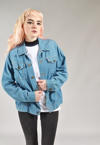 VINTAGE STUDIO 33 MID BLUE BLUE DENIM JACKET
