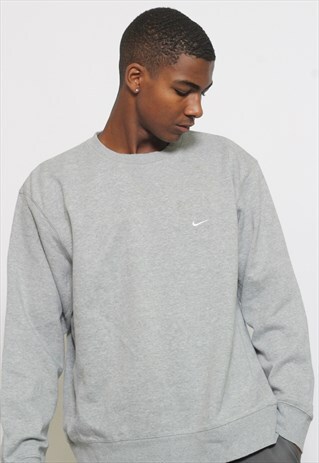 VINTAGE NIKE LOGO SWEATSHIRT GREY