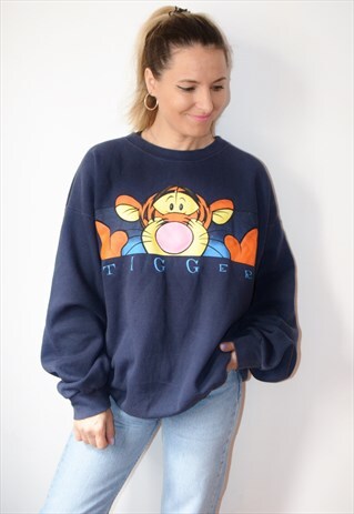 90'S DISNEY VINTAGE SWEATSHIRT /JUMPER MADE IN USA