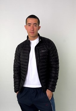 Black y2ks Rab Pertex Microlight Puffer Jacket Coat