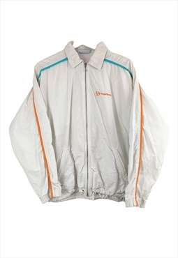Vintage Sergio Taccini Track Jacket in White L