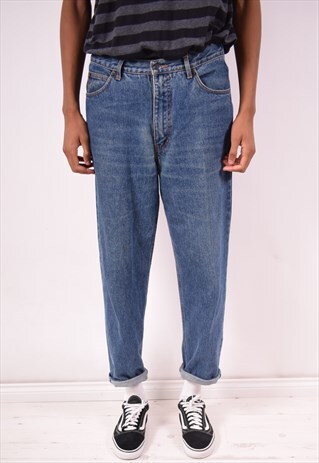 MISSONI SPORT MENS VINTAGE JEANS W35 L29 BLUE 90S