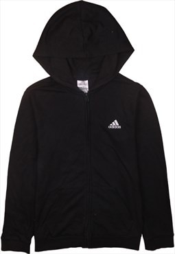 Vintage 90's Adidas Hoodie Drawstring Pockets Full Zip Up