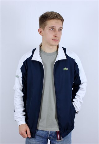 VINTAGE MENS LACOSTE TRACK TOP SUIT JACKET