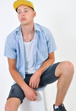 VINTAGE SHIRT IN ABSTRACT PRINT