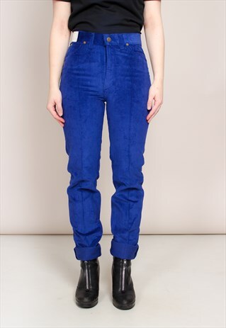 VINTAGE 80S CORDUROY SKINNY LEE JEANS