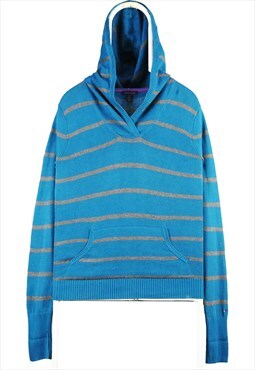 Vintage 90's Tommy Hilfiger Hoodie Hooded Knitted Green