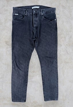Calvin Klein Jeans Salt Black Rigid Taper Mens W34 L34