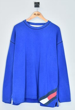 Vintage 1990's Tommy Hilfiger Sweatshirt Blue XLarge
