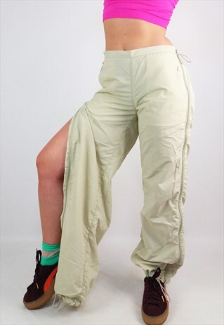 VINTAGE Y2K PEPE JEANS SIDE ZIPPER SOFT SHELL PANTS