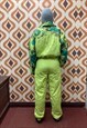 80S ONE PIECE SKI SUIT, WOMEN SKI JUMPSUIT, VINTAGE WOMEN'S