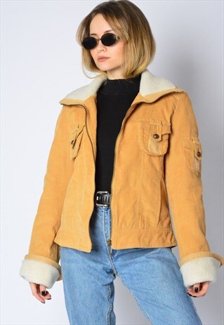 VINTAGE 90S CAMEL BROWN CORDUROY JACKET