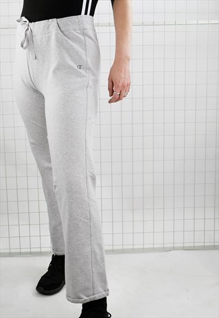 VINTAGE 90S CHAMPION GREY UNISEX STRAIGHT LEG JOGGERS