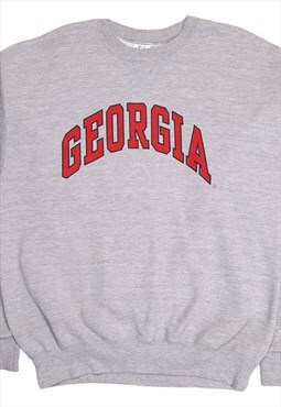 Y2K M.J.Soffe Georgia College Sweatshirt Size Large