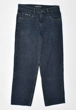 VINTAGE 90'S JEANS STRAIGHT BLUE