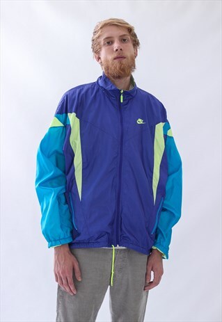 VINTAGE MENS NIKE TRACK SUIT WINDBREAKER JACKET