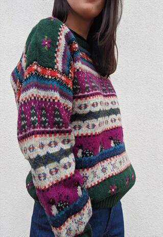 VINTAGE WOOL JUMPER