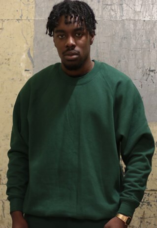 GREEN SWEATSHIRT