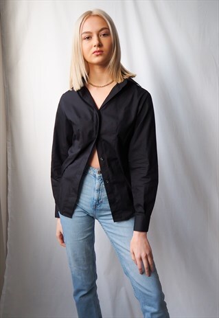 VERSACE VINTAGE BLACK VERSACE SHIRT