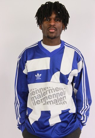 VINTAGE ADIDAS BLUE JERSEY