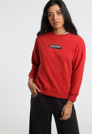 90S NIKE EMBROIDERED SPELL OUT SWEATSHIRT