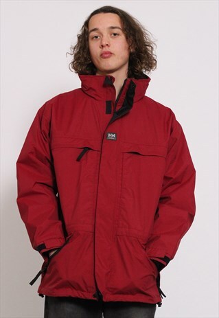 VINTAGE HELLY HANSEN WORKWEAR WATERPROOF JACKET
