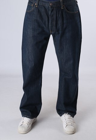 LEVIS 501'S BLUE DENIM JEANS W38 L30 (N2E)