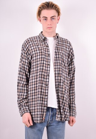 MENS VINTAGE FLANNEL SHIRT XL MULTI 90'S