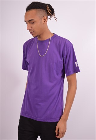 STARTER MENS VINTAGE T-SHIRT TOP MEDIUM PURPLE 90S