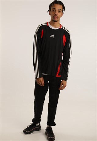 VINTAGE ADIDAS EMBROIDERED LOGO SWEATSHIRT